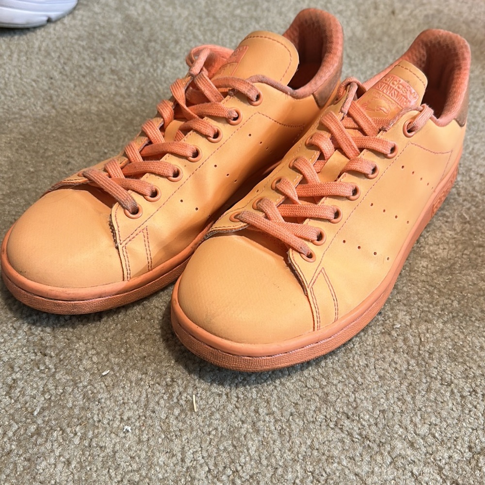 LIMITED EDITION Adidas Stan Smith Shoes Sun Glow - Men 8 Women 9 | Color: Orange
